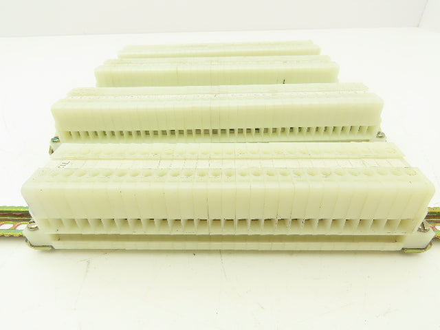 Allen Bradley Bul. 1492 Style H Terminal DIN Rails Lot of 136
