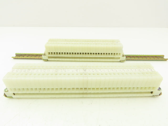 Allen Bradley Bul. 1492 Style H Terminal DIN Rails Lot of 136