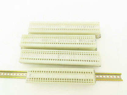 Allen Bradley Bul. 1492 Style H Terminal DIN Rails Lot of 136
