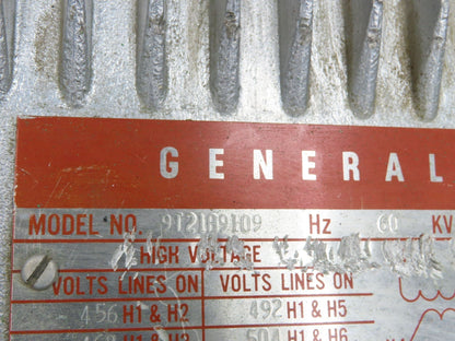 GE 9T21B9109 Stepdown Power Transformer 15 kVA 1Ph HV 480V LV 120/240V