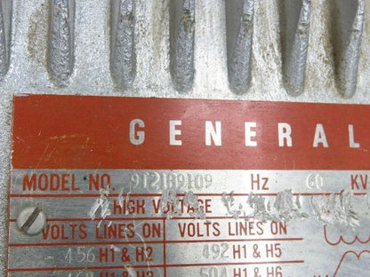 GE 9T21B9109 Stepdown Power Transformer 15 kVA 1Ph HV 480V LV 120/240V