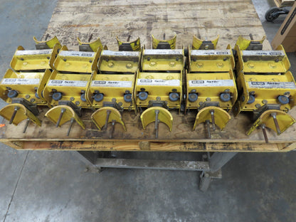 Aero-Motive Pow-R-Belt 0674411 Festoon Flat Cable Trolley 2-1/4" I-Beam Lot of 2