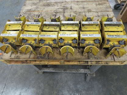 Aero-Motive Pow-R-Belt 0674411 Festoon Flat Cable Trolley 2-1/4" I-Beam Lot of 2