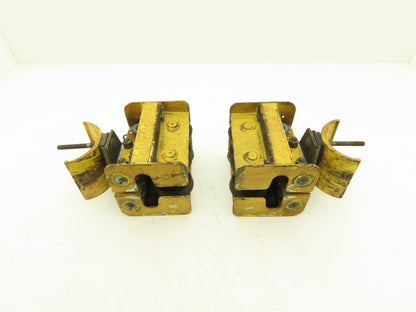 Aero-Motive Pow-R-Belt 0674411 Festoon Flat Cable Trolley 2-1/4" I-Beam Lot of 2