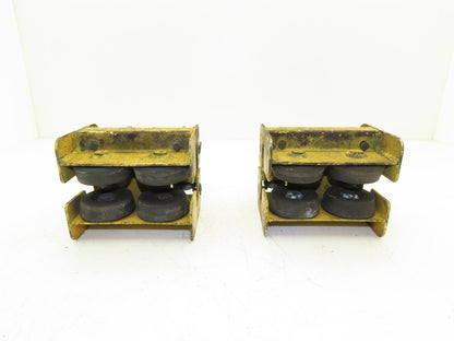 Aero-Motive Pow-R-Belt 0674411 Festoon Flat Cable Trolley 2-1/4" I-Beam Lot of 2