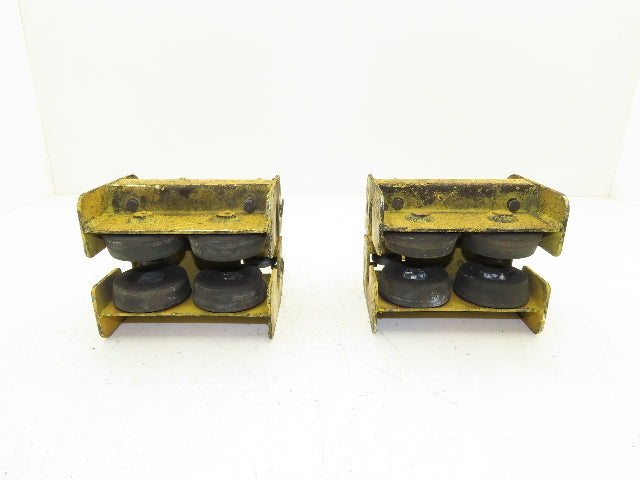 Aero-Motive Pow-R-Belt 0674411 Festoon Flat Cable Trolley 2-1/4" I-Beam Lot of 2