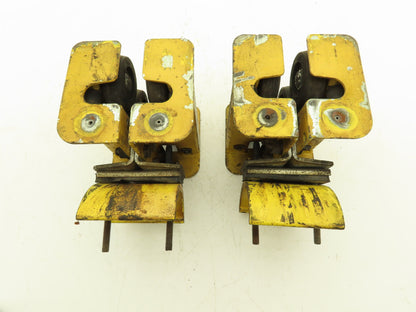Aero-Motive Pow-R-Belt 0674411 Festoon Flat Cable Trolley 2-1/4" I-Beam Lot of 2