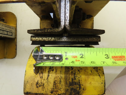 Aero-Motive Pow-R-Belt 0674411 Festoon Flat Cable Trolley 2-1/4" I-Beam Lot of 2