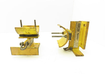 Aero-Motive Pow-R-Belt 0674020 Festoon Flat Cable Carrier I-Beam Hanger Lot of 2