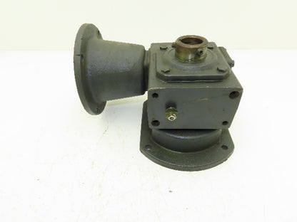 Hub City 213 Worm Gearbox 10:1 Reducer 2.5Hp 175 RPM 56C Hollow Shaft Style L