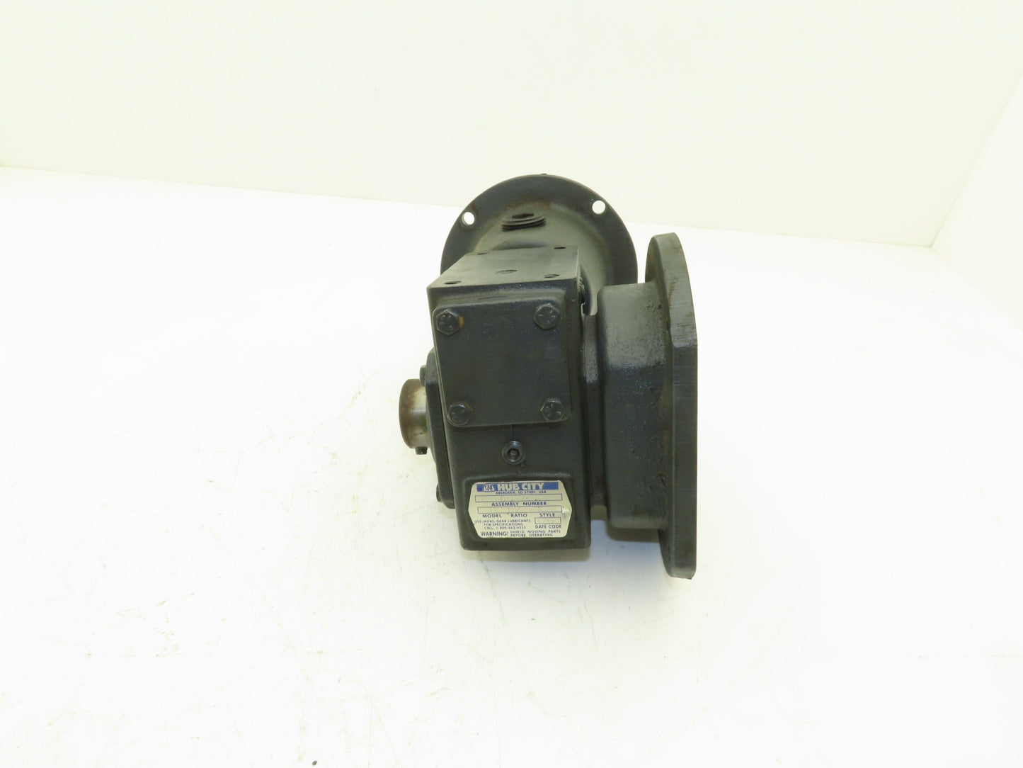 Hub City 213 Worm Gearbox 10:1 Reducer 2.5Hp 175 RPM 56C Hollow Shaft  *Read*