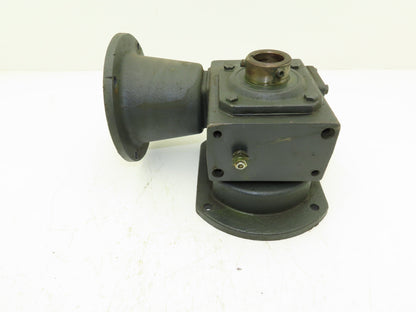 Hub City 213 Worm Gearbox 10:1 Reducer 2.5Hp 175 RPM 56C Hollow Shaft  *Read*