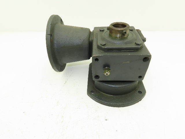 Hub City 213 Worm Gearbox 10:1 Reducer 2.5Hp 175 RPM 56C Hollow Shaft  *Read*