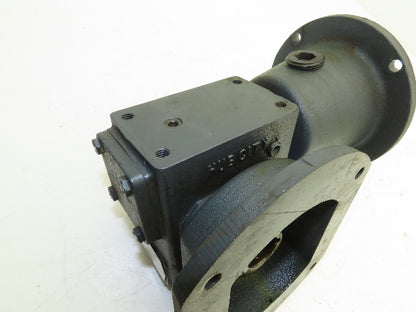 Hub City 213 Worm Gearbox 10:1 Reducer 2.5Hp 175 RPM 56C Hollow Shaft  *Read*