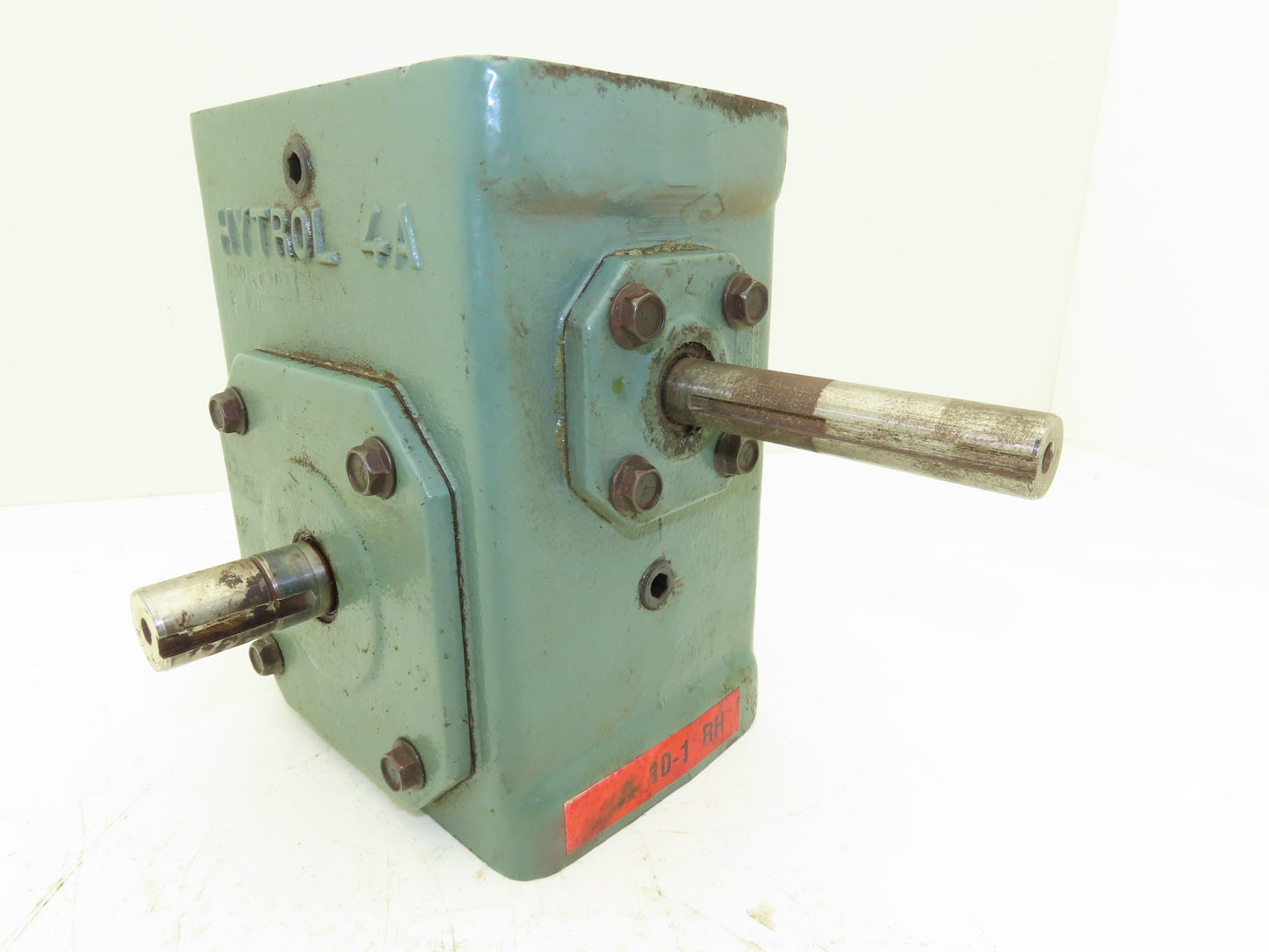Hytrol 4A 10-1-RH Conveyor Gearbox 10:1 Reducer 1" Output Shaft