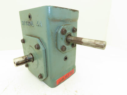 Hytrol 4A 10-1-RH Conveyor Gearbox 10:1 Reducer 1" Output Shaft