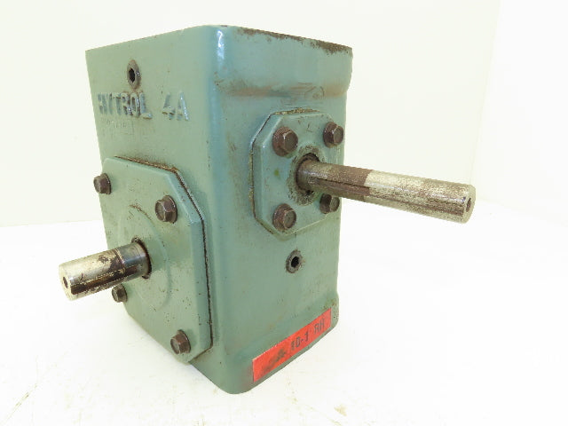 Hytrol 4A 10-1-RH Conveyor Gearbox 10:1 Reducer 1" Output Shaft