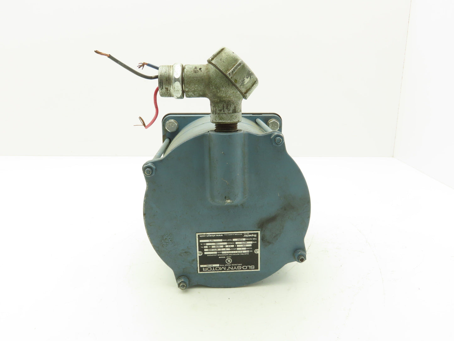 Superior Slo-Syn X1100 Explosion Proof AC Motor 72rpm 120V 1PH 56C Adapter