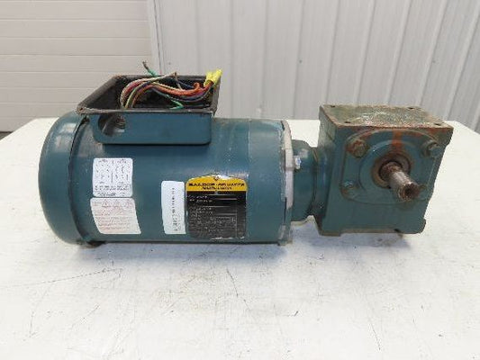 Baldor/Tigear 17Q10L56 Gear Motor 10:1 Reducer 175RPM 1HP 230/460V 3PH RH 56C