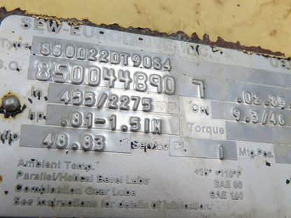 Sew Eurodrive S60D22DT90S4 Varimot 3PH Gearmotor 9.3-46rpm Variable Speed 48.8:1