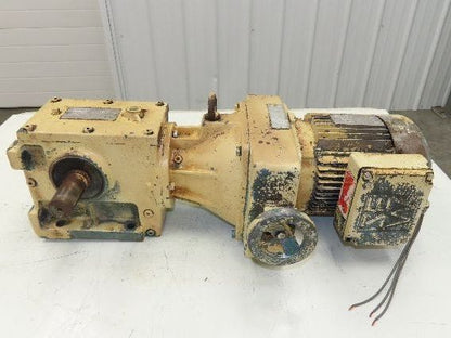 Sew Eurodrive S60D22DT90S4 Varimot 3PH Gearmotor 9.3-46rpm Variable Speed 48.8:1