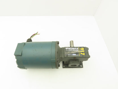 Winsmith Reliance 917MDT Gear Motor 10:1 Reducer 172 RPM 1/2Hp 230/460V 3PH 56C