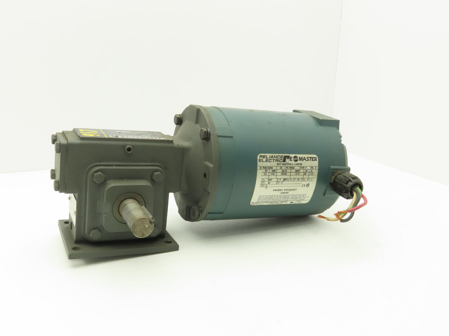 Winsmith Reliance 917MDT Gear Motor 10:1 Reducer 172 RPM 1/2Hp 230/460V 3PH 56C