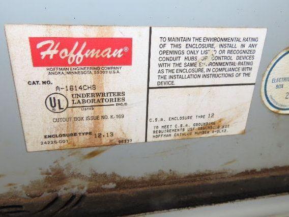Hoffman A-1614CHS Electrical Enclosure 16x14x6" Wall Mount Junction Box NEMA 12