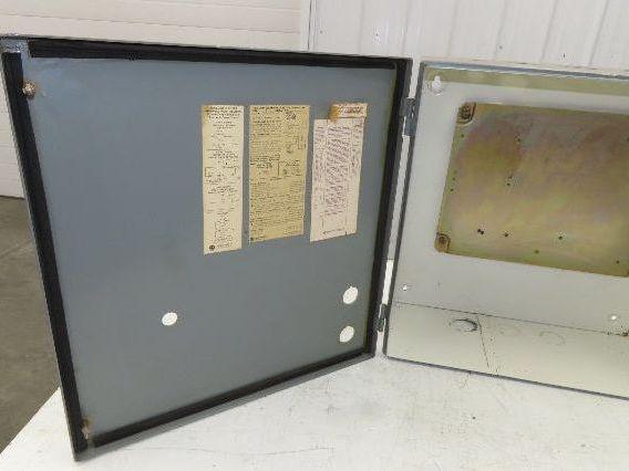 Allen Bradley Electrical Enclosure 19x18x8" Combination Motor Starter Box Sz 3