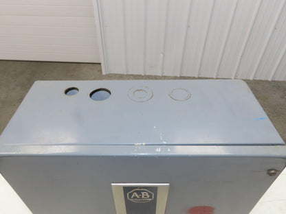 Allen Bradley Electrical Enclosure 19x18x8" Combination Motor Starter Box Sz 3