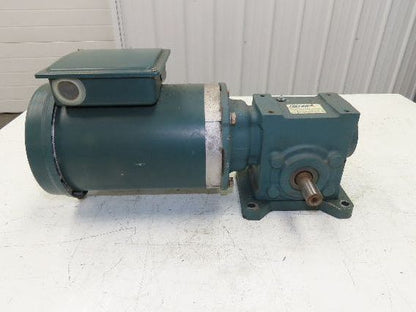 Dodge Reliance 17Q05LR14 Gear Motor 5:1 Reducer 345RPM 2Hp 230/460V Dual Shaft