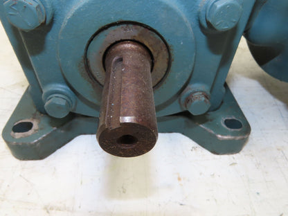 Dodge Reliance 17Q05LR14 Gear Motor 5:1 Reducer 345RPM 2Hp 230/460V Dual Shaft