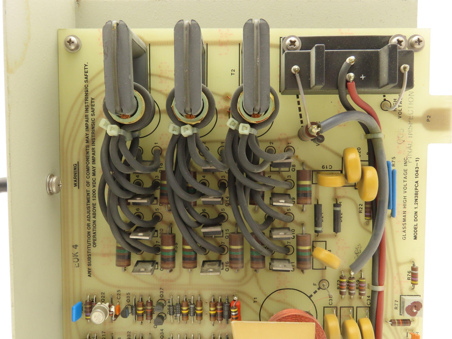Glassman DON 1.2N3B High Voltage Rack Module Card