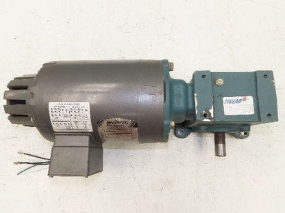 Dodge Baldor 17Q20R56 Gear Motor 20:1 Reducer 86 RPM 3/4Hp 230/460V 3PH RH 56C