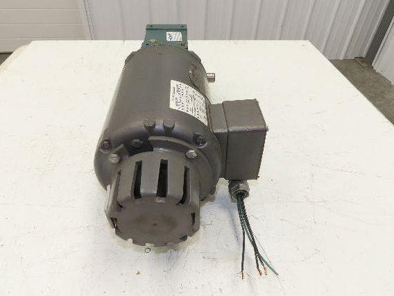 Dodge Baldor 17Q20R56 Gear Motor 20:1 Reducer 86 RPM 3/4Hp 230/460V 3PH RH 56C