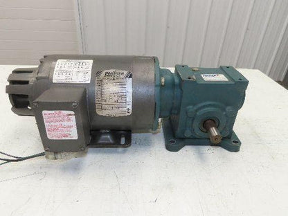 Dodge Baldor 17Q20R56 Gear Motor 20:1 Reducer 86 RPM 3/4Hp 230/460V 3PH RH 56C