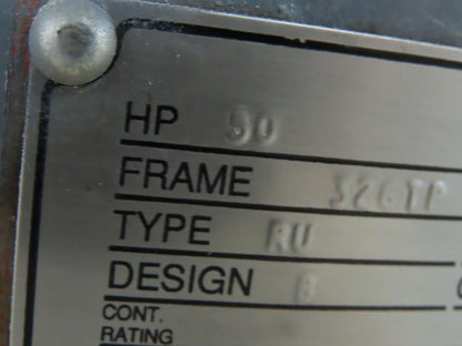 US Motors High Thrust Vertical Motor 50Hp 230/460V 3Ph 326TP 1775RPM DP