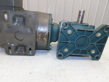 Dodge Baldor 17Q20R56 Gear Motor 20:1 Reducer 86 RPM 3/4Hp 230/460V 3PH RH 56C