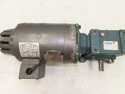 Dodge Baldor 17Q20R56 Gear Motor 20:1 Reducer 86 RPM 3/4Hp 230/460V 3PH RH 56C