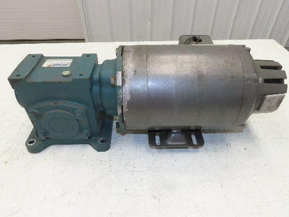 Dodge Baldor 17Q20R56 Gear Motor 20:1 Reducer 86 RPM 3/4Hp 230/460V 3PH RH 56C