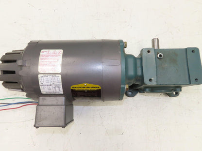 Dodge Baldor 17Q20L56 Gear Motor 20:1 Reducer 86 RPM 3/4Hp 230/460V 3PH LH 56C