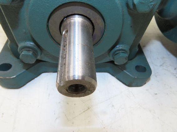 Dodge Baldor 17Q20L56 Gear Motor 20:1 Reducer 86 RPM 3/4Hp 230/460V 3PH LH 56C