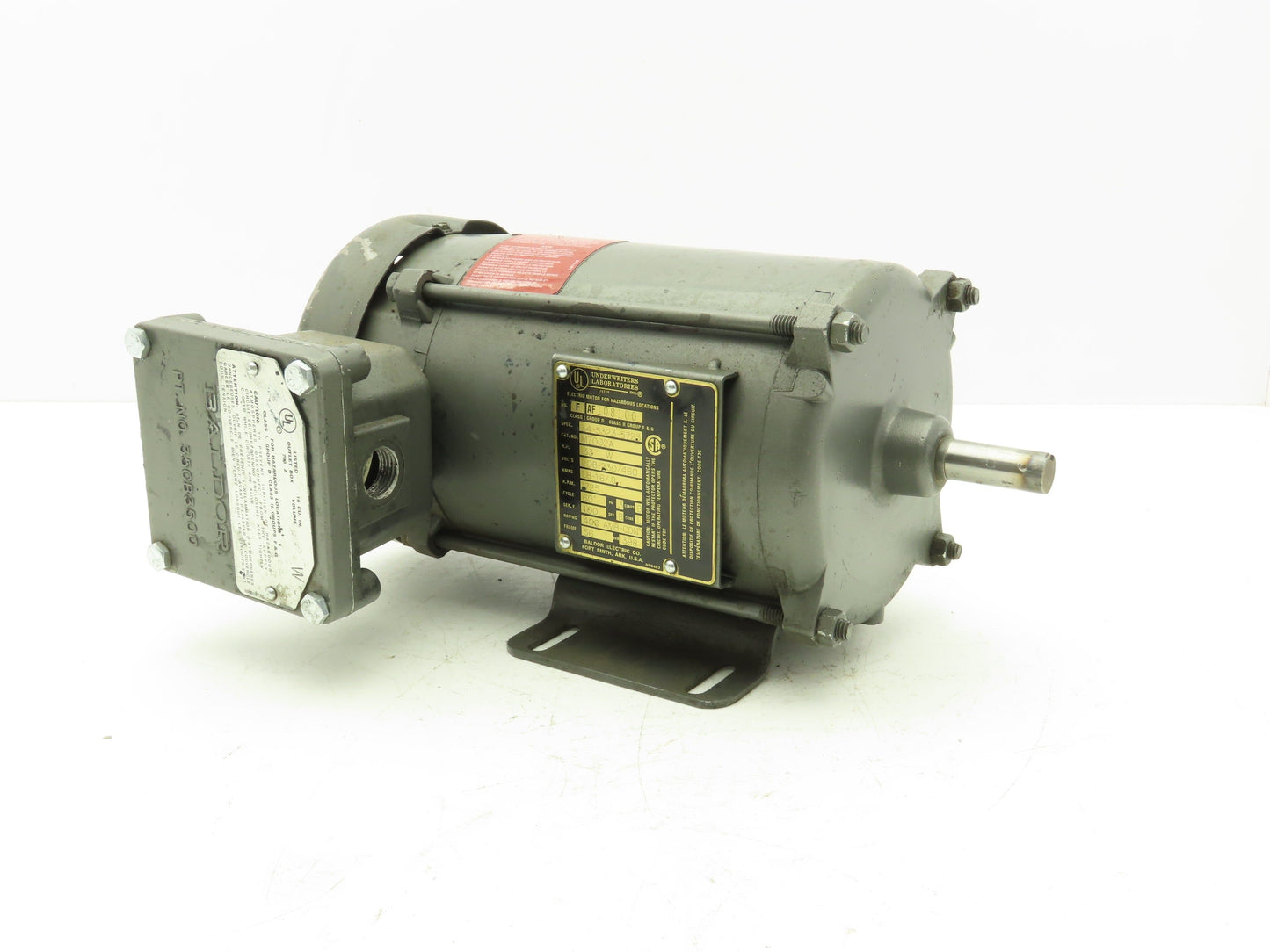 Baldor M7002A AC Motor Explosion Proof .33Hp 1725 RPM 230/460V 3PH 56 Frame