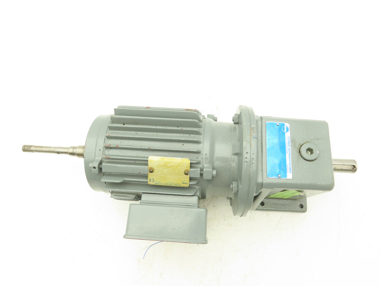 Stober B21R 80 G4 Inline Gearmotor 1Hp 273rpm 6.3:1 220-480V 3PH -Brake Removed-