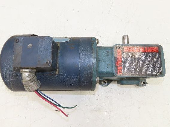Dodge Leeson MR94868 Gear Motor 25:1 Reducer 69 RPM 3/4Hp 230/460V 3PH LH 56C