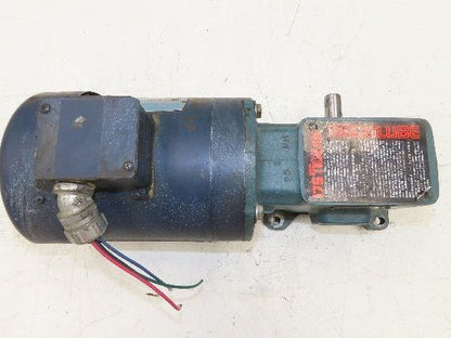 Dodge Leeson MR94868 Gear Motor 25:1 Reducer 69 RPM 3/4Hp 230/460V 3PH LH 56C