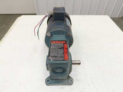 Dodge Leeson MR94868 Gear Motor 25:1 Reducer 69 RPM 3/4Hp 230/460V 3PH LH 56C