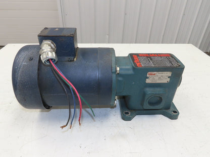 Dodge Leeson MR94868 Gear Motor 25:1 Reducer 69 RPM 3/4Hp 230/460V 3PH LH 56C