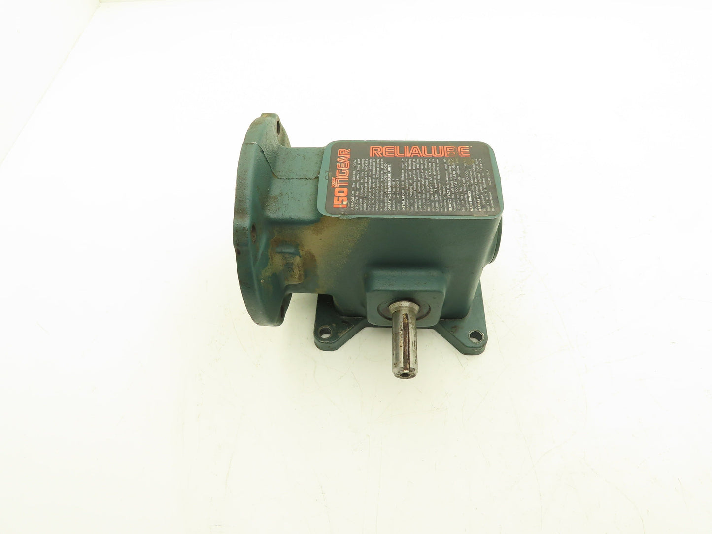 Dodge Tigear MR94744L1 Gearbox 15:1 Reducer 116 RPM .75HP RH 56C 313 in-lb