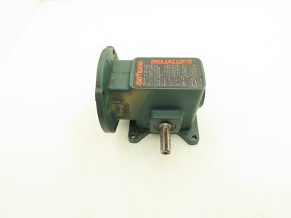 Dodge Tigear MR94744L1 Gearbox 15:1 Reducer 116 RPM .75HP RH 56C 313 in-lb